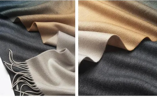 Vista 2 de Novawo Bufanda de lana suave y cálida bufanda de invierno para mujeres y unisex