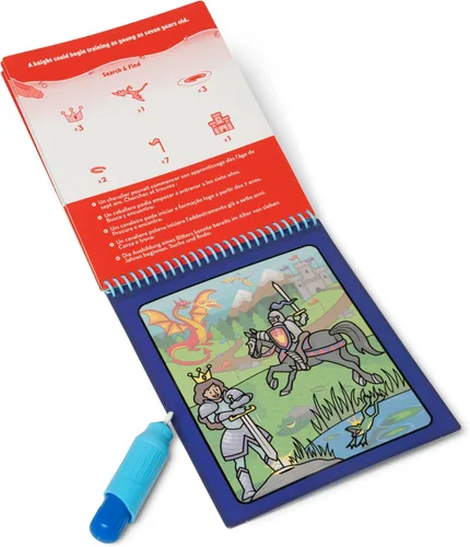 Vista 4 de ¡Melissa & Doug On the Go Wow! Almohadilla de actividad reutilizable para revelar agua, aventura