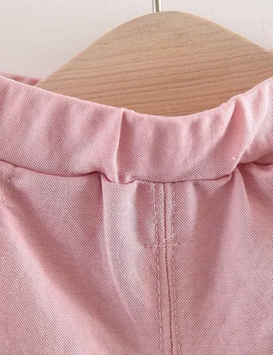 Vista 6 de Hipea Ropa de verano para bebés y niñas pequeñas, camisola con volantes, lunares y pantalones cortos casuales, ropa para recién nacida