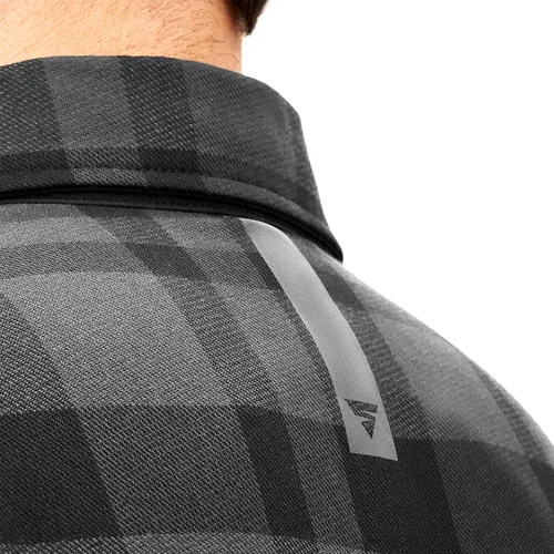 Vista 17 de SHIMA RENEGADE MEN 2 Camisa de motocicleta para hombre – Chaqueta de franela de motociclista a cuadros blindados con fibra QL – Aramida y capa