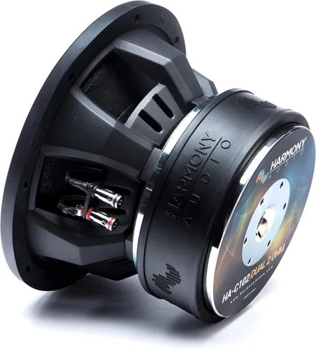 Vista 4 de Harmony Audio HA-C102 Car Stereo Competition Carbon 10 "Sub 2000W Dual 2 Ohm Subwoofer Nuevo