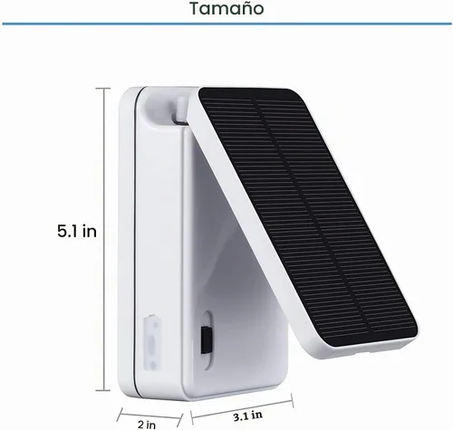 Vista 4 de Sunsbell - Kit de bomba de aire oxigenadora para tanque de peces de estanque alimentado por energía solar, blanco, de una pieza, bomba de aire