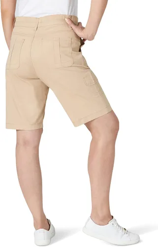 Vista 3 de Lee Beatrix bermuda Avey con cintura tejida de calce holgado para mujer