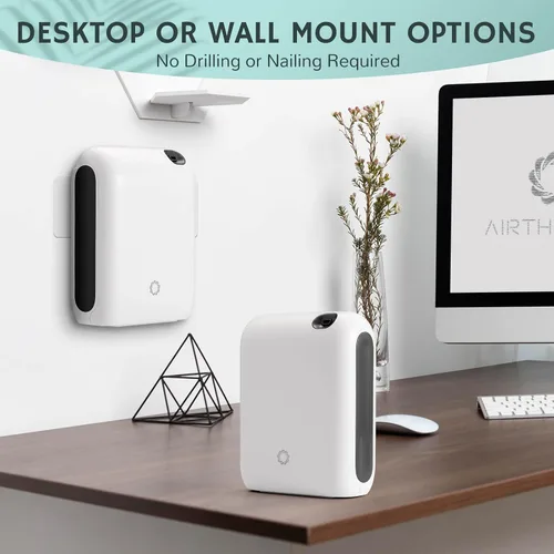Vista 3 de Airthereal Máquina de aire de aroma nebulizante portátil, difusor de fragancia sin agua de 6.8 fl oz con tecnología de aire frío y control