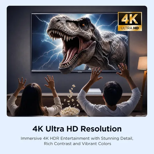 Vista 4 de KP1 Android TV Box Google Certified 4K Streaming Device 2GB RAM 16GB ROM con búsqueda por voz, Chromecast integrado Dolby Audio WiFi5 Bluetooth 5.0