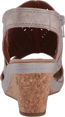 Vista 3 de Cobb Hill Sandalias de cuña Janna Side Bungee para mujer