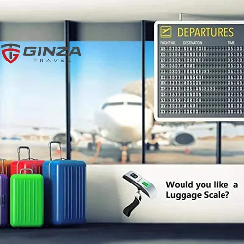 Vista 6 de GinzaTravel Báscula electrónica de equipaje de 110 libras de alta precisión para viajes, básculas colgantes digitales de 110.2 lbs