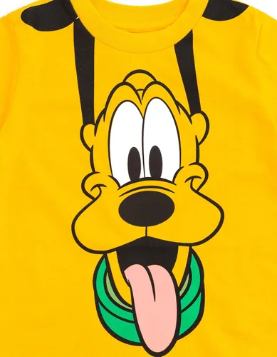 Vista 4 de Disney Mickey Mouse Donald Duck Pluto Goofy - Camiseta de bebé a niño grande