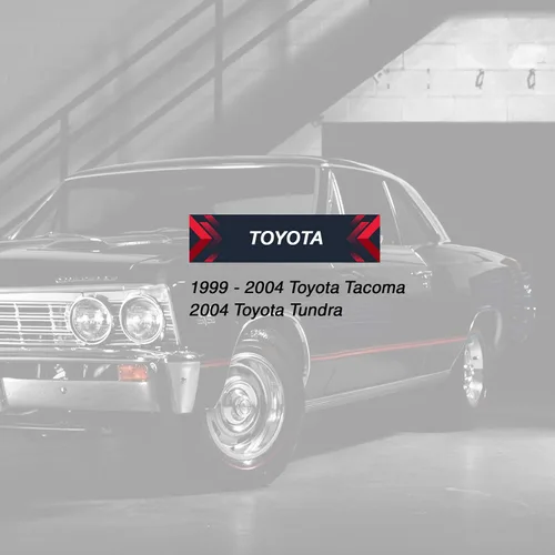 Vista 5 de Funda de Reemplazo para Llavero de Control Remoto para Toyota Tundra Tacoma 2btn (ELVATDD)