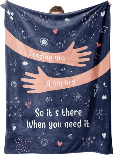 Vista 9 de Afterprints Regalos para recuperarse para mujeres y hombres, manta de abrazo/sanación, regalos para pensar en ti/cuidado del cáncer/simpatía/después