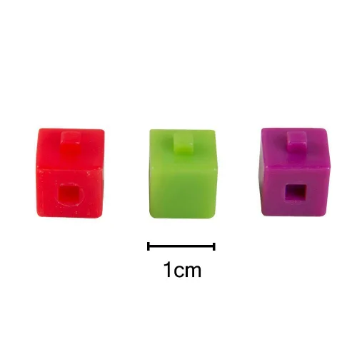 Vista 5 de hand2mind Cubos de Centímetros, Cubos de Plástico, Cubos Conectables, Manipulativos Matemáticos, Cubos de Conteo para Matemáticas de Niños, Cubos