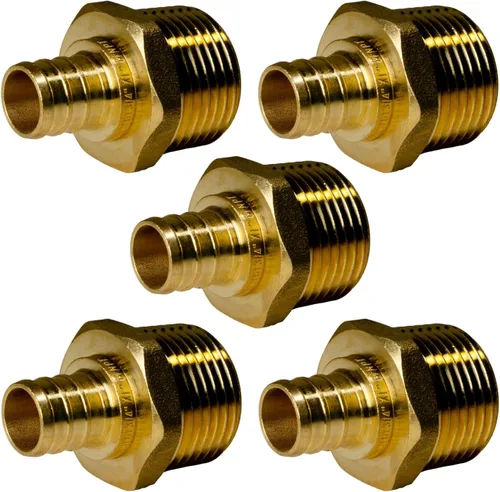 Vista 10 de XFITTING 1 pulgada Pex x 1 pulgada Adaptador Femenino NPT, 23-4-3=2X, 2 Piezas