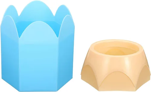 Vista 4 de PATIKIL Portalápices, paquete de 5 soportes para bolígrafos para escritorio, bonito soporte de plástico para lápices, organizador de tazas