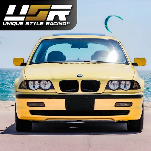 Vista 9 de DEPO 99-01 E46 4D - Juego de lámparas de señal de giro de esquina de color humo europeo (izquierda + derecha) compatible con BMW E46 1999-2001 Serie