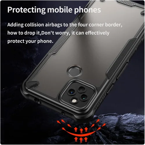 Vista 7 de Case for Pixel 5A 5G Case, for Google5A G1F8F Cases with Tempered Glass Screen Protector, Frosted Translucent Back Cover Non-Slip Protective Phone