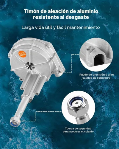 Vista 4 de Kit de Sistema de Dirección para Barco VEVOR