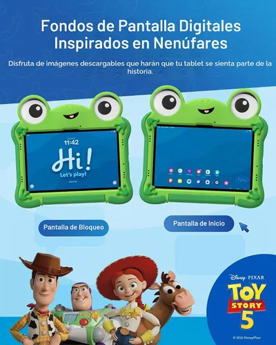 Vista 5 de Belkin Disney Pixar Toy Story 5 Lilypad - Funda para Samsung Galaxy Tab A11
