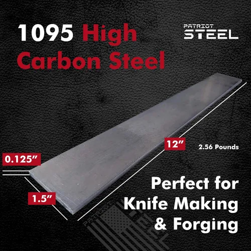 Vista 2 de 1095 Acero de Alto Carbono para Fabricación de Cuchillos y Forja – Barras Planas Laminadas en Frío y Recocidas y Piezas en Bruto – Herramienta