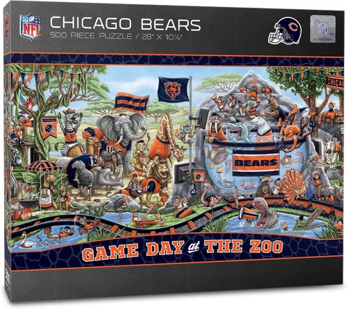 Vista 30 de YouTheFan - Rompecabezas NFL Game Day at The Zoo, 500 piezas