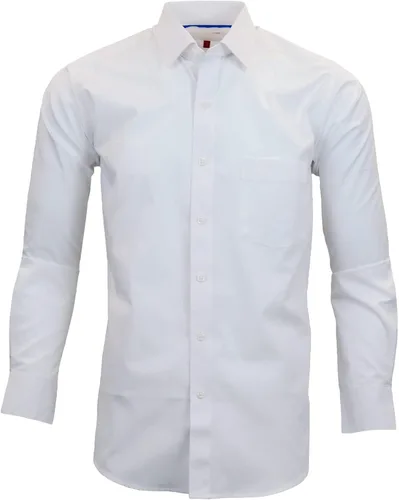 Vista 2 de Manchester Camisa de vestir para hombre de manga larga ajustada