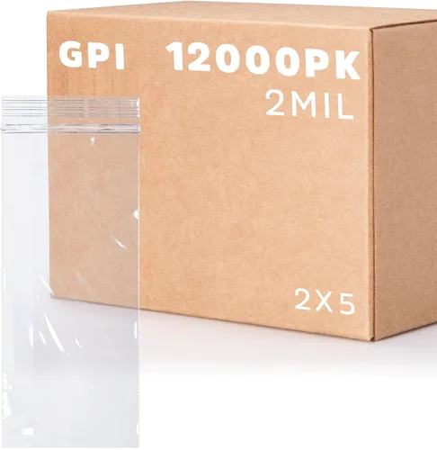 Vista 11 de GPI - Bolsas pequeñas con cremallera de 2 x 4 pulgadas, 1000 unidades, 2 mil, bolsas de plástico transparente con cierre de cremallera, con cierre