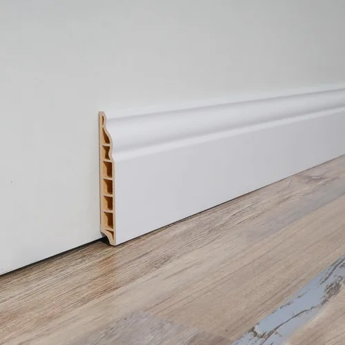 Vista 9 de Art3d Moldura para zócalo de pared, paquete de 8 unidades de 56 x 3.2 pulgadas, zócalo de poliestireno de alto impacto, instalado con pegamento