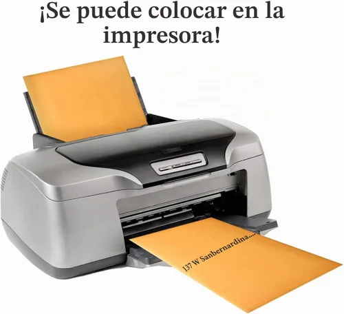 Vista 4 de 120 sobres de manilla marrón a granel, 6 x 9 pulgadas