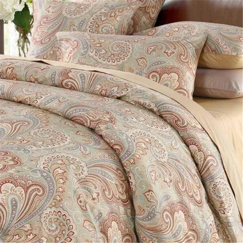 Vista 140 de ABREEZE Juego de funda de edredón tamaño individual con cierre de botón, 100% algodón egipcio, juego de ropa de cama floral de granja, color rosa, 3
