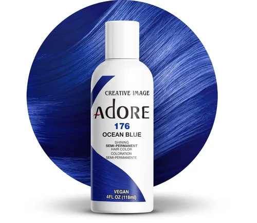 Vista 13 de Adore Tinte semipermanente verde para el cabello, vegano y sin crueldad, 4 onzas líquidas, 163 Green Apple (paquete de 1)