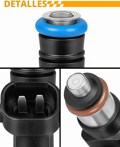 Vista 7 de 0280158130 2.5L L4 para: - Inyectores de combustible Nissan se adapta a Rogue 2008-2015, Altima 2007-2013, Sentra 2007-2012, reemplazar OEM #