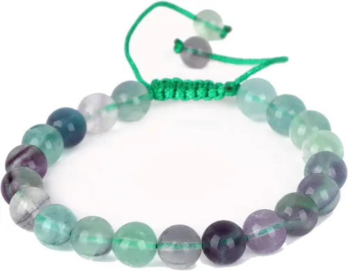 Vista 75 de AD Beads Pulseras de piedras preciosas unisex de 0.315 pulgadas (0.315 in), macramé curativo ajustable de 7 a 9 pulgadas Usa esta pulsera