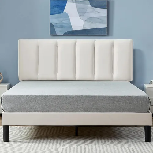 Vista 16 de VECELO Base de cama de tamaño individual con cajón de almacenamiento, base de cama de plataforma resistente con cabecera y fuerte soporte de Negro
