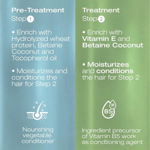 Vista 5 de NK Professional Care Tratamiento alisador de cabello con queratina, vegano, sin formaldehído, 2.0 fl oz, 4 onzas, cabello multicultural