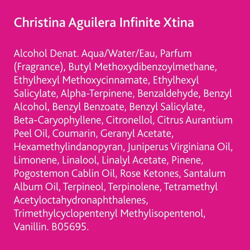 Vista 11 de Christina Aguilera INFINITE XTINA Perfume para mujer, Eau de Parfum en aerosol, 0.5 onzas líquidas