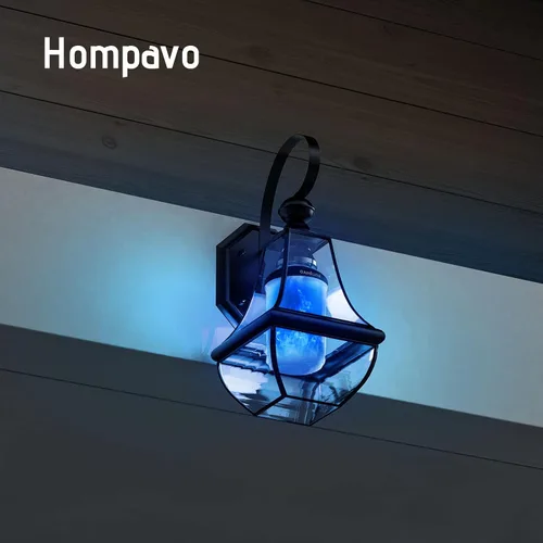 Vista 8 de Hompavo 【Actualizadas】Bombillas LED de llama, 4 modos de bombillas parpadeantes con efecto invertido, bombilla de llama E26 para Halloween, Navidad