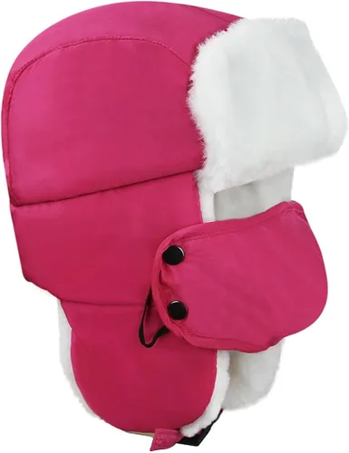 Vista 4 de Starsouce Sombrero de invierno para niños Ushanka con solapa para orejas con cubierta de forro polar térmico