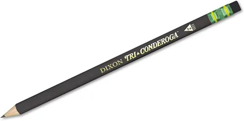 Vista 7 de Ticonderoga LÁPIZ STANDARD TRI-WRITE #2 NEGRO PACK DE 12