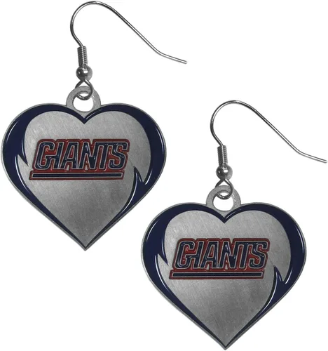 Vista 11 de Siskiyou NFL unisex-adult Heart Dangle Earrings