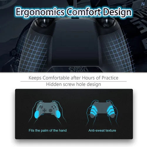 Vista 7 de TERIOS Controlador con cable compatible con Xbox oneXbox Series XSWindows10 controlador de videojuegos con doble vibración mejorada conector