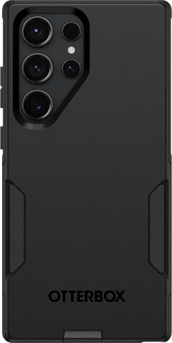 Vista 3 de OtterBox Funda para Galaxy S23 Ultra (solamente) - Serie Commuter - Negro, delgado y resistente, apto para bolsillo, con protección de puerto