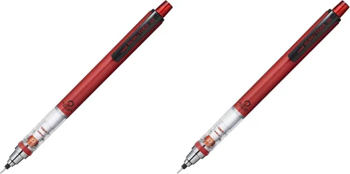 Vista 7 de Lápiz portaminas Uni Kuru Toga estándar, negro, 0.0112 pulgadas, rosado bebé