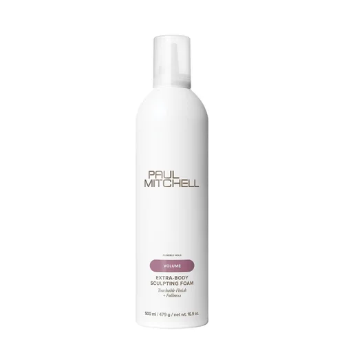 Vista 15 de Paul Mitchell Extra-Body Sculpting Foam, Adds Fullness, Touchable Finish, For Fine Hair