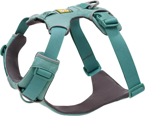 Vista 17 de Ruffwear, Front Range - Arnés reflectante para perro, suave y acolchado, de uso diario, con doble clip para correa, ajustable, ligero, para caminar