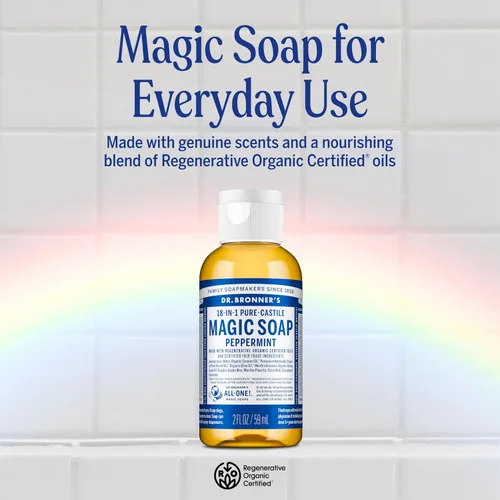 Vista 2 de Juego de jabón líquido para regalo Dr. Bronner