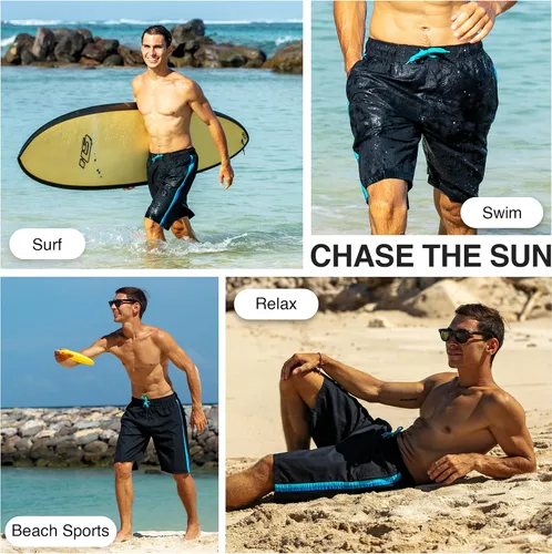 Vista 5 de Kanu Surf - Traje de baño Mirage para hombre (talla regular y grande)