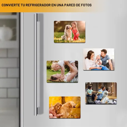 Vista 7 de 4 piezas, 12 x 4 pulgadas, imanes para parachoques, lámina de adhesivo magnético flexible con autoadhesivo, convierte cualquier calcomanía en un imán