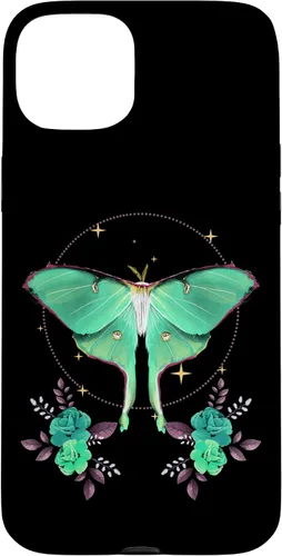 Vista 9 de Bonita funda con temática de Luna Moth Beautiful Butterfly Insect Lover para iPhone 15