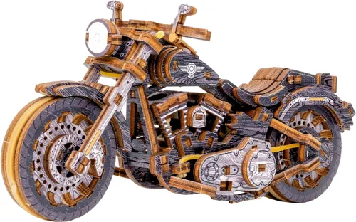 Vista 10 de WOODEN.CITY Buggy LE 3D Wooden Puzzles for Adults – Build Your Own Buggy with Rubber‑Band Motor – Self‑Assembly Model, DIY Gift for Adults and Teens