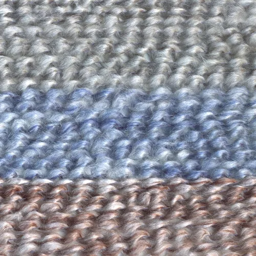 Vista 2 de Lion Brand Yarn Hilo Homespun, Hilo Suave y Voluminoso para Tejer, Ganchillo y Manualidades, 1 paquete, Beachside Stripes