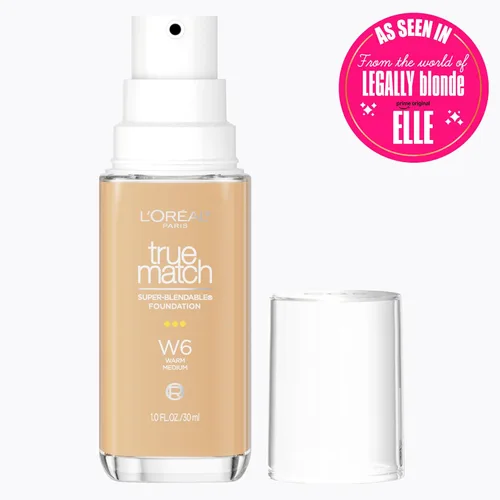 Vista 116 de L'Oreal Paris True Match - Base líquida supermezclable, maquillaje de base líquida de cobertura media, C0.5, ligero, 1 onza líquida